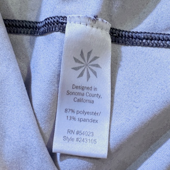 EUC | Athleta Tank Top | Size Medium | Black Gray Geometric Pattern | No Bra - Picture 11 of 11